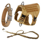 NEW All Metal Team K9 Tactical No-Pull Dog Harness with 4 Metal Buckles & Reinforced Front D-Ring