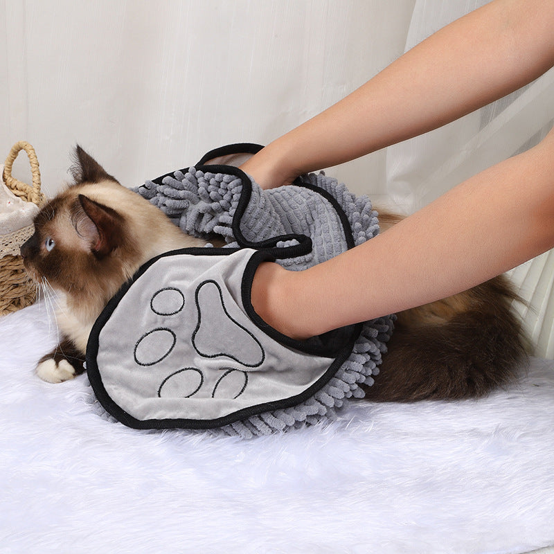 Quick-Dry Wrap Towel With Hand Pockets & Superabsorbent Microfiber