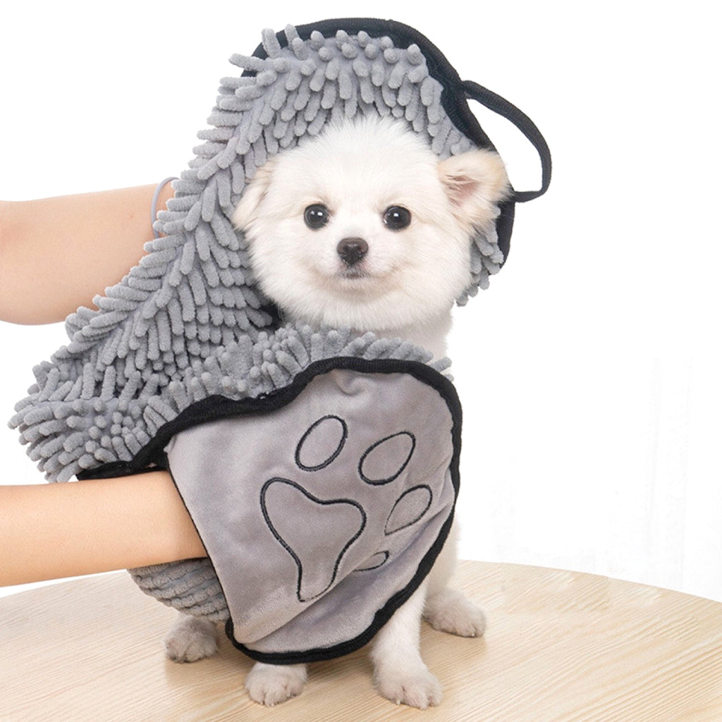 Quick-Dry Wrap Towel With Hand Pockets & Superabsorbent Microfiber