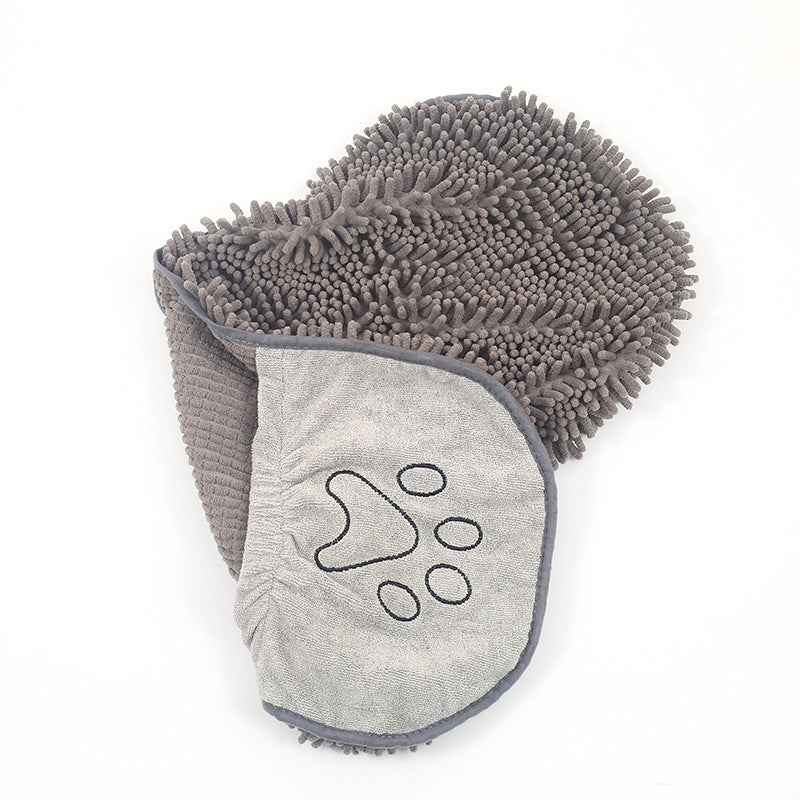 Quick-Dry Wrap Towel With Hand Pockets & Superabsorbent Microfiber