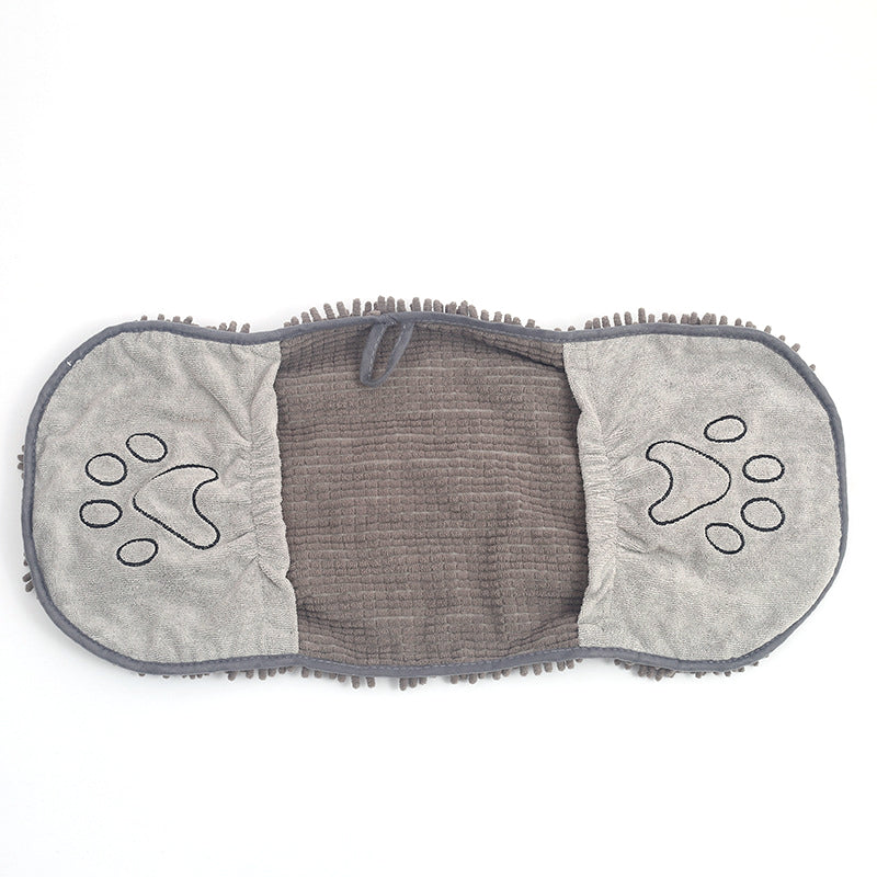 Quick-Dry Wrap Towel With Hand Pockets & Superabsorbent Microfiber