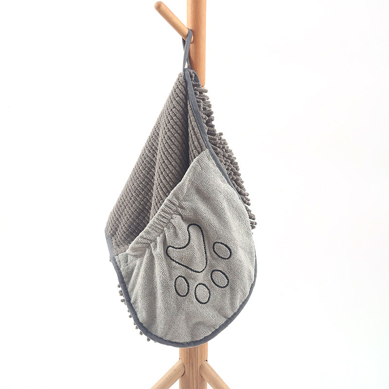 Quick-Dry Wrap Towel With Hand Pockets & Superabsorbent Microfiber