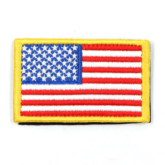 USA Flag Hook & Loop Patch For Harness