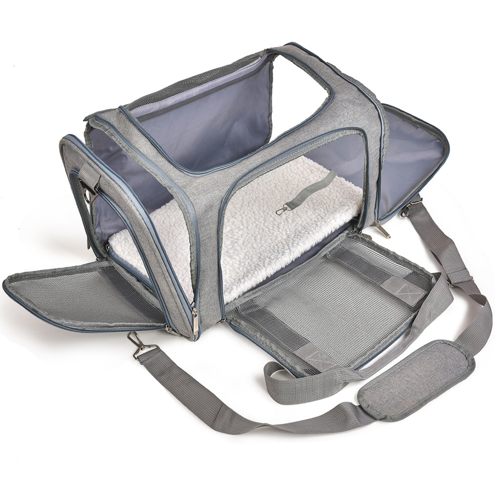 Pet Safety Carrier Bag For Car Rides & Traveling