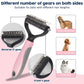 Heavy-Duty Dog Grooming Brush Tool For De-Matting & Shedding