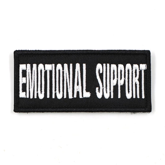 'Emotional Support' Hook & Loop Patch For Harness
