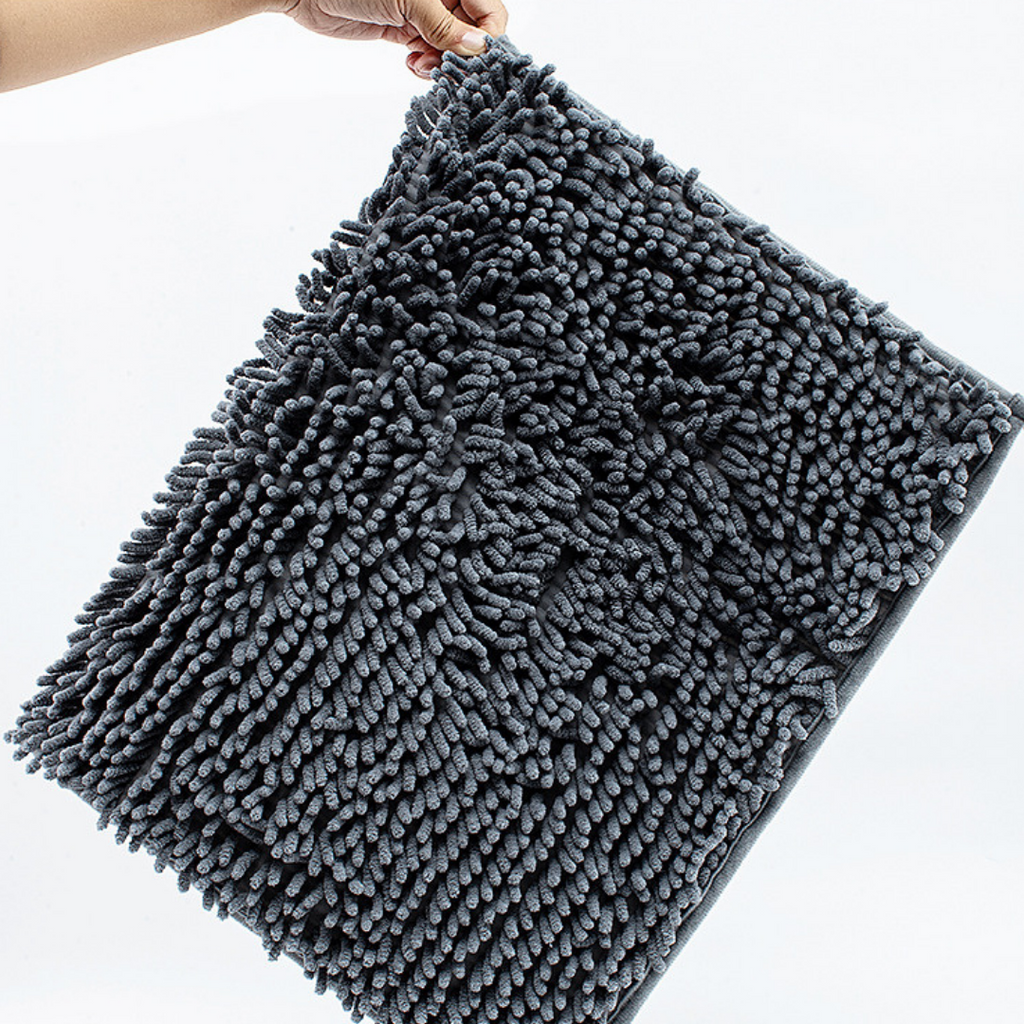 Paw-Drying Floor Mat With Superabsorbent Quick-Dry Microfiber & Non-Slip Backing