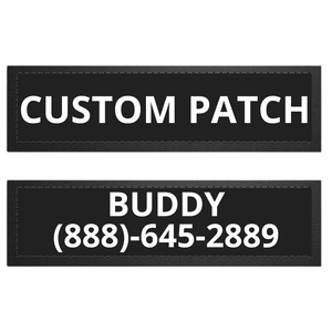 Custom Hook & Loop Patch For Harness (Printed - 1 Pair)