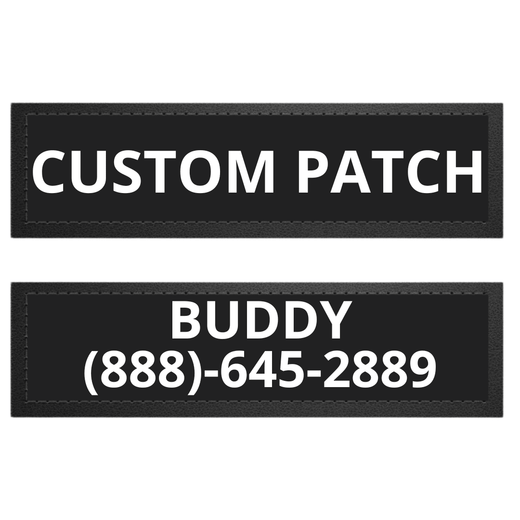 Custom Hook & Loop Patch For Harness (Printed - 1 Pair)