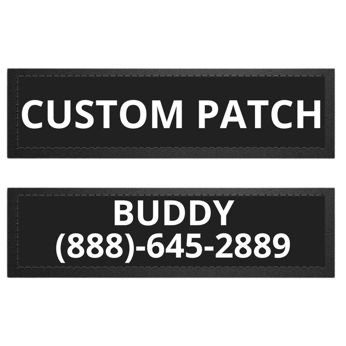 Team K9 custom hook and loop dog harness patch