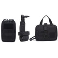 Tactical Utility MOLLE Pouch For Harness (3-Piece Set)