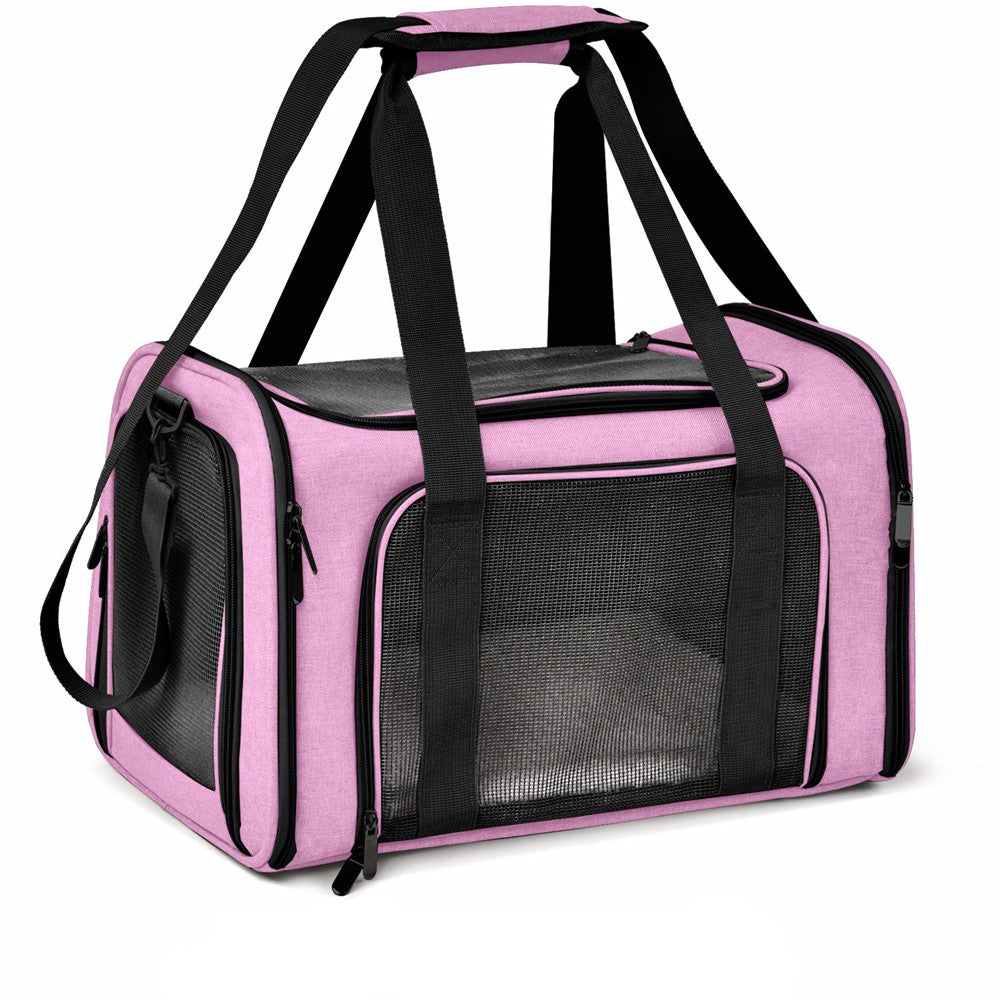 Pet Safety Carrier Bag For Car Rides & Traveling