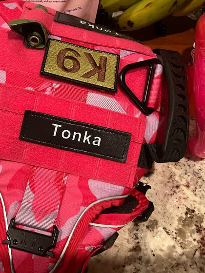 Customer photo from Eric H.: Pink Camo harness