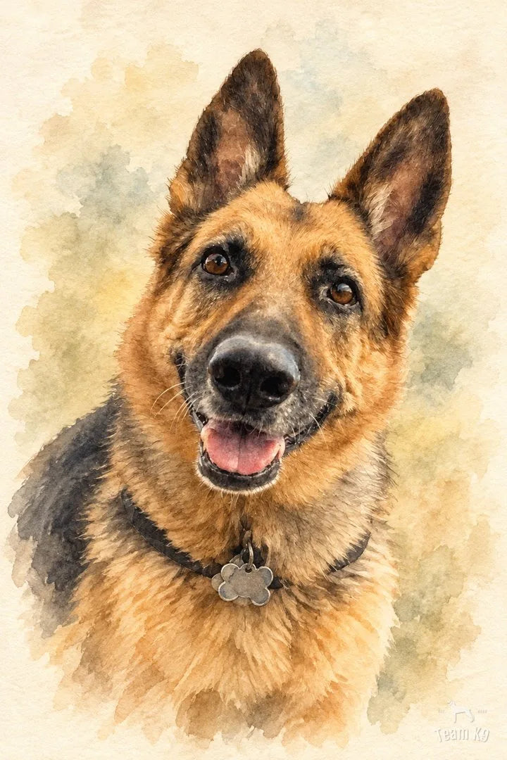 Siggi, in watercolor