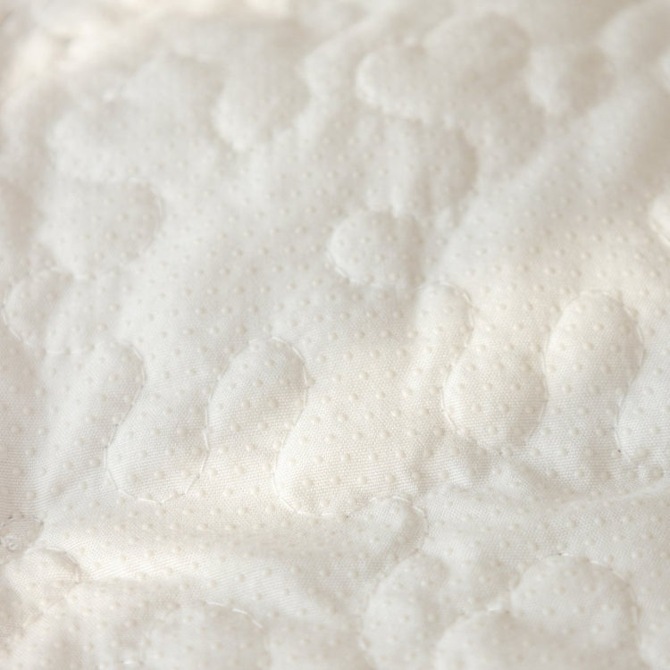 Close view of the textured anti-slip backing of a Team K9 couch cover
