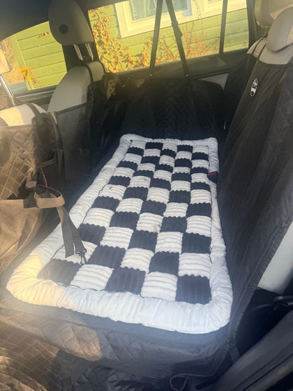 Customer photo from Eric D.: seat cover installed, Cover + plush bed