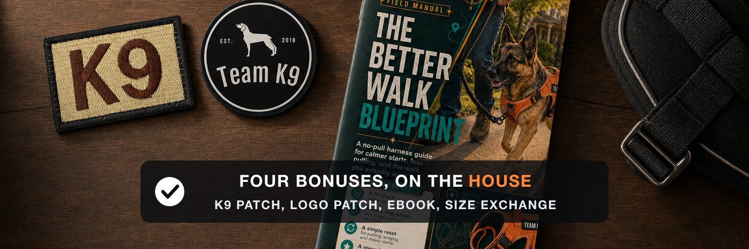 Included with every harness: four complimentary bonuses